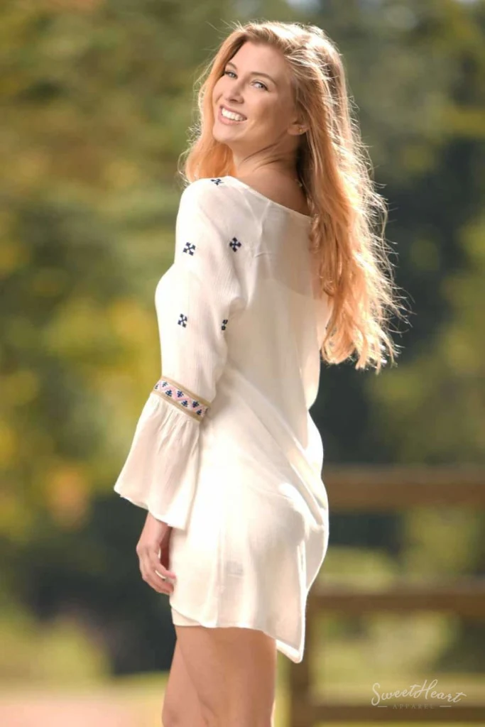 Breath of Fresh Air - Accent Tunic Off White - Image 5