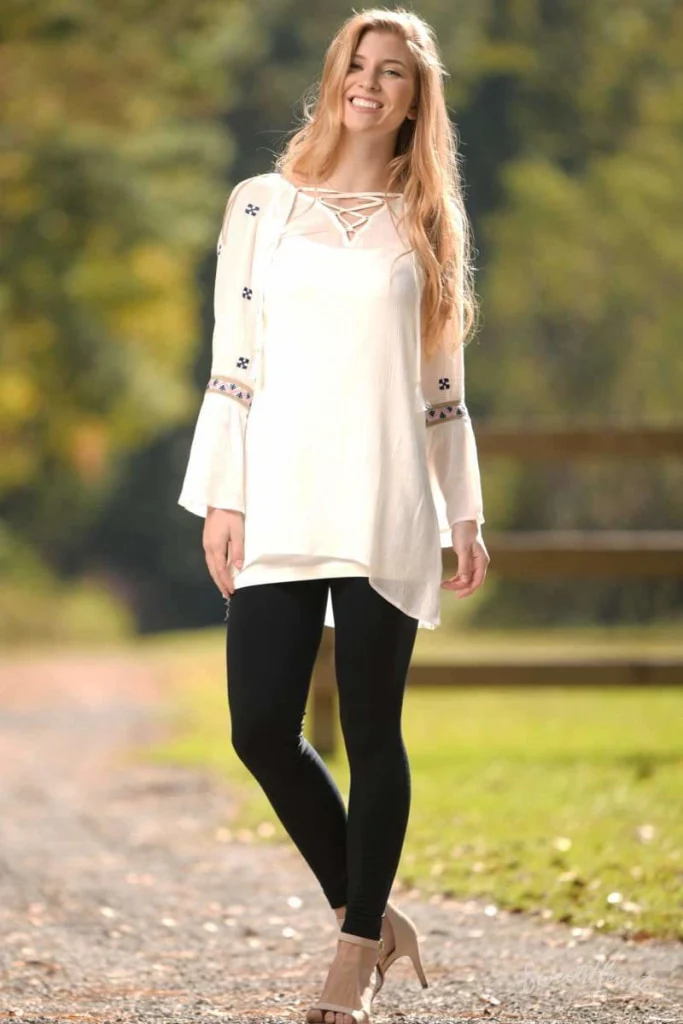 Breath of Fresh Air - Accent Tunic Off White - Image 6