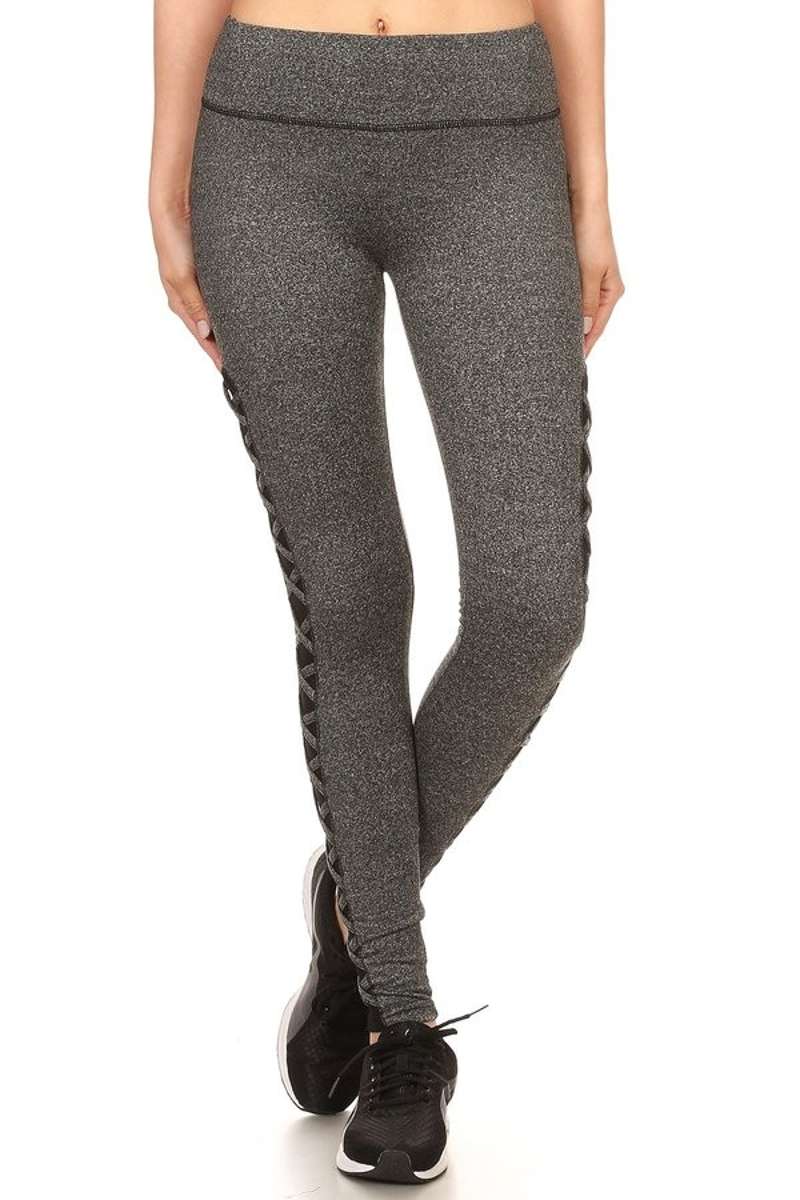 Winner Takes All! - Criss Cross Mesh Leggings - Image 3
