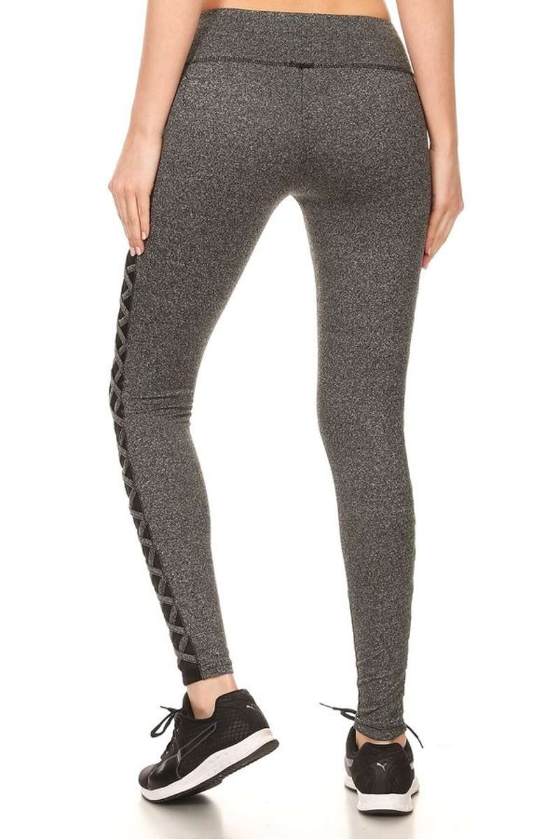 Winner Takes All! - Criss Cross Mesh Leggings - Image 4
