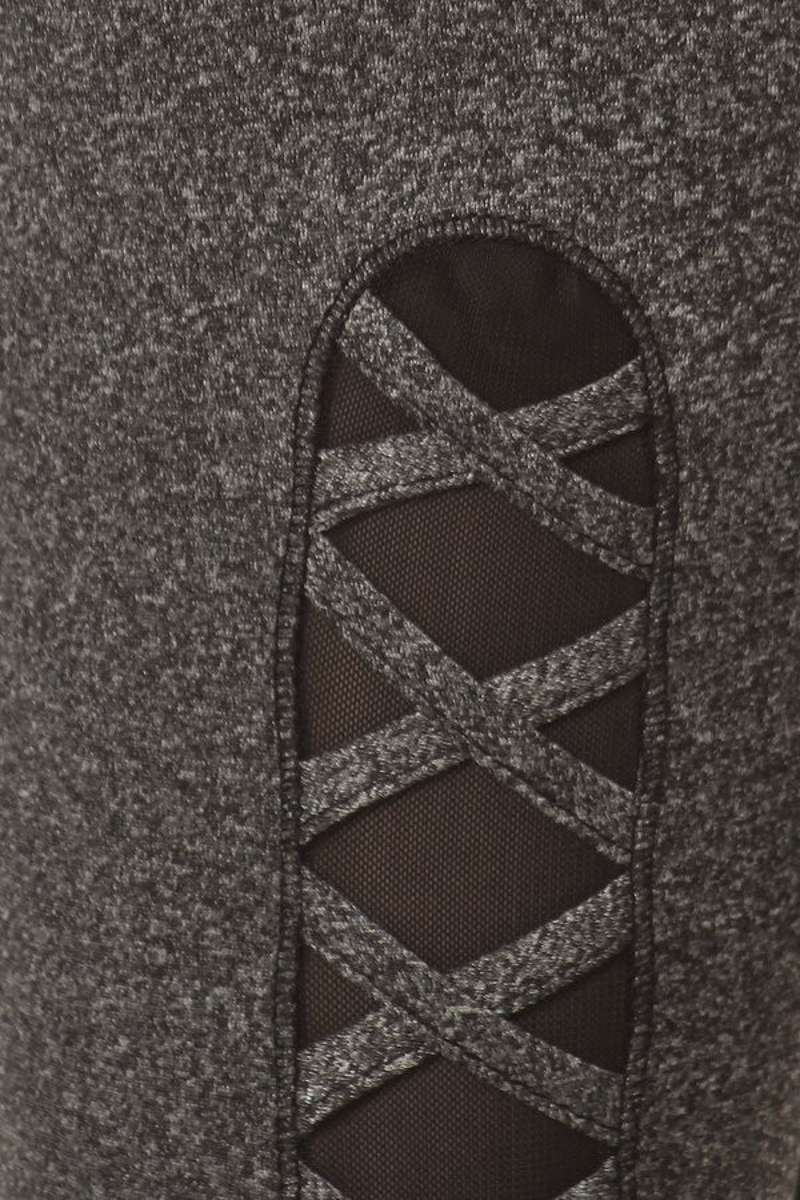 Winner Takes All! - Criss Cross Mesh Leggings - Image 5